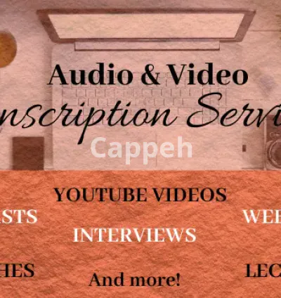 I will transcribe and provide high quality and accurate transcripts