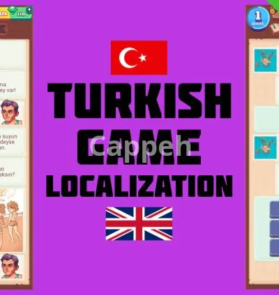 I will translate and localize your video game or app to turkish