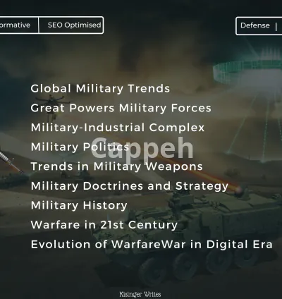 I will write defense and military articles