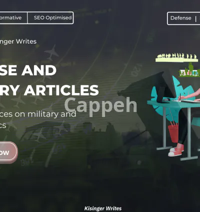 I will write defense and military articles