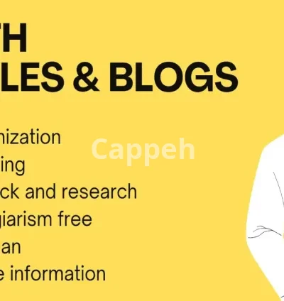 I will write health, nutrition, medical, and mental health blogs