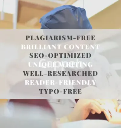 I will be your monthly dental article or blog content writer