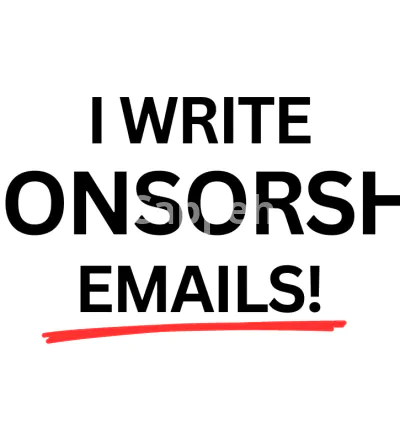 I will write youtube sponsorship emails
