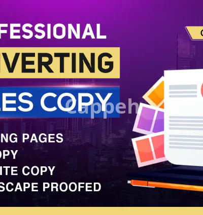 I will be your sales page copywriter who will get you more sales