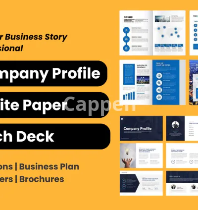 I will write and design company profile, presentation, pitch deck, white paper
