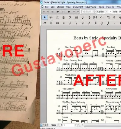 I will copy your pdf or handwritten music on sibelius or finale
