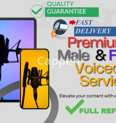 I will do text to speech human like high quality ai voice over female or male