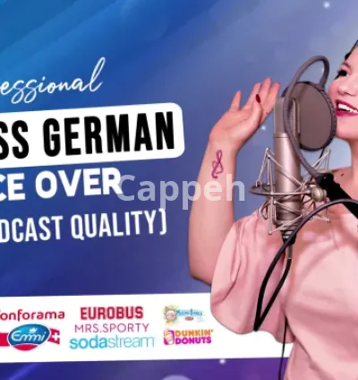 I will record a swiss german voice over in high quality