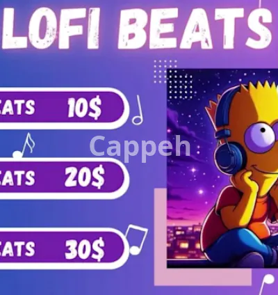 I will make you 10 hiphop lofi music lofi beats with no copyright