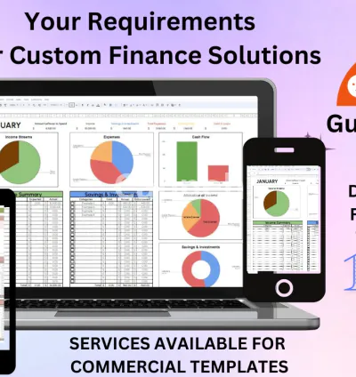 I will design an easy budget planner, balance, income and expense sheet