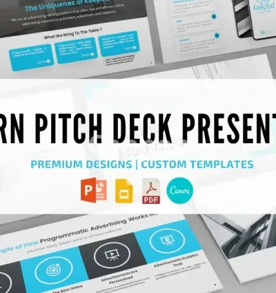 I will design modern investor pitch deck and powerpoint presentation