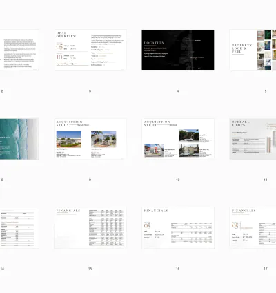 I will craft a compelling real estate offering memorandum om