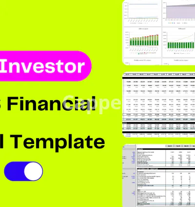 I will deliver a saas financial model template as a vc investor