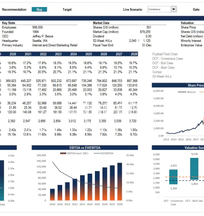 I will do financial analysis, modeling, equity valuation