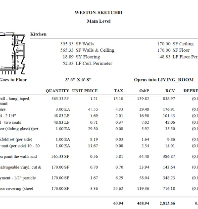 I will do your xactimate estimate in 3 hours