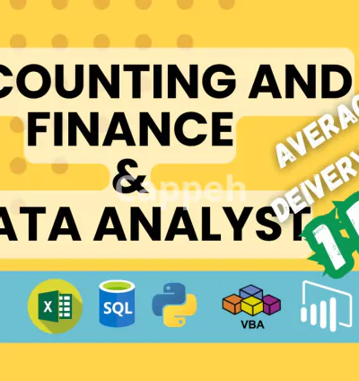 I will do accounting and finance, data analyst work