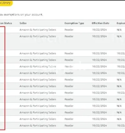 I will make amazon account tax exempt in all states the legal way