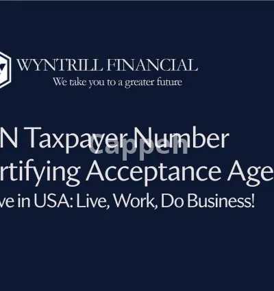 I will obtain your itin individual taxpayer number as irs caa