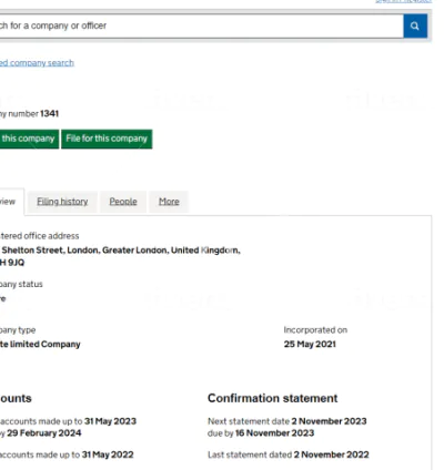 I will do year end accounts and tax return for your company