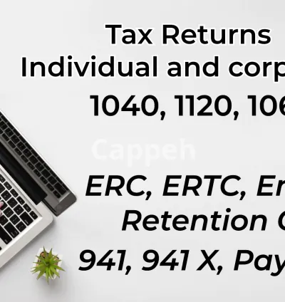 I will prepare and e file USA tax returns 1065, 1040, 1120, schedule c, 5472