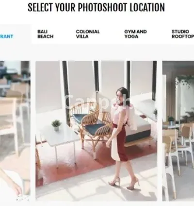 I will photo and video your brand in a beautiful cafe setting