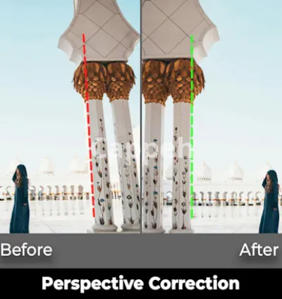 I will straighten up your photos with expert perspective correction