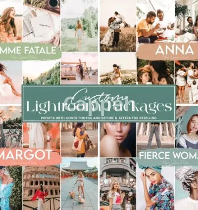 I will design complete lightroom preset packages for you to resell