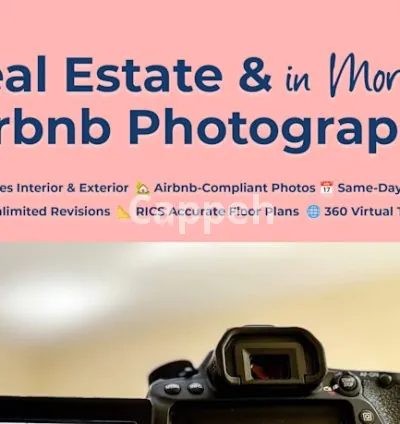 I will professional real estate photography and airbnb in morocco