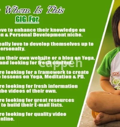 I will give 25 step by step video guides on meditation, yoga and personal development