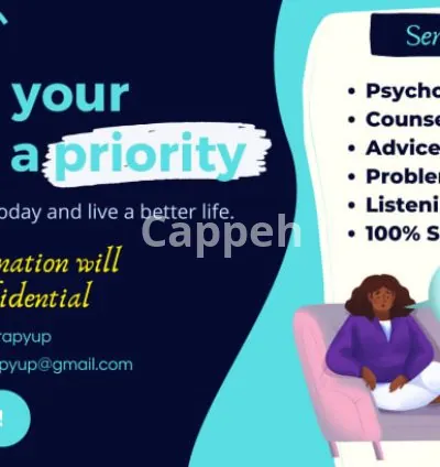 I will do counselling and psychotherapy to solve your mental health problems