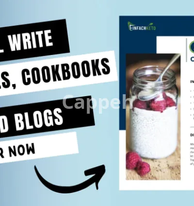 I will be your professional recipe and cookbook writer