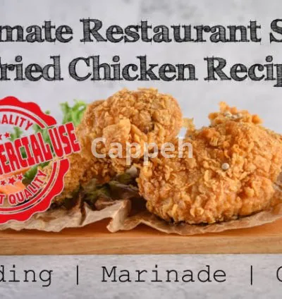 I will give you a restaurant style crispy fried chicken recipe for commercial use