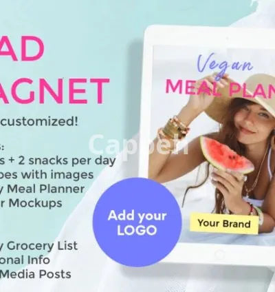I will create 7 day meal plans, keto, vegan, paleo, as a lead magnet
