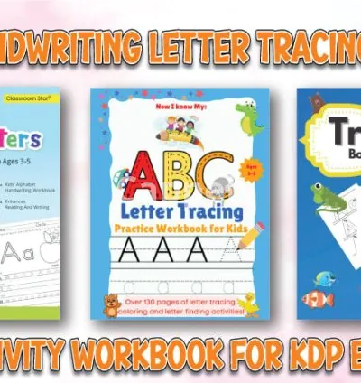 I will design cursive handwriting book and alphabet letter tracing workbook