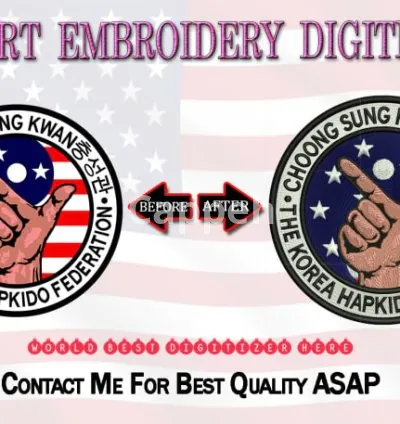 I will digitize image for embroidery design file in 1 hour