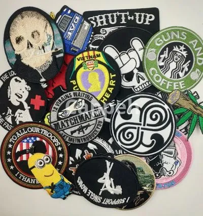 I will make custom embroidery patches digitized and shipped