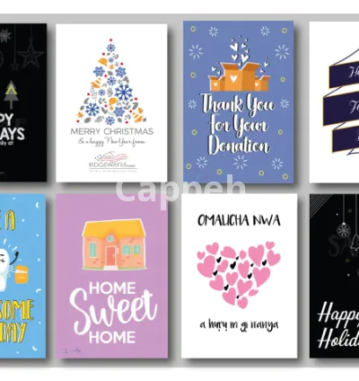 I will design unique greeting cards, postcards or invitations