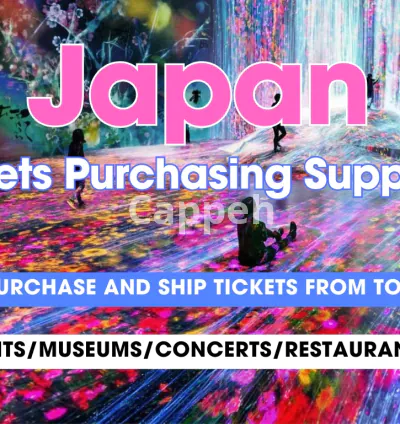 I will purchase tickets for events, museums, concerts, restaurant in japan