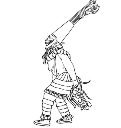 I will draw line sketch from any picture for coloring book drawing