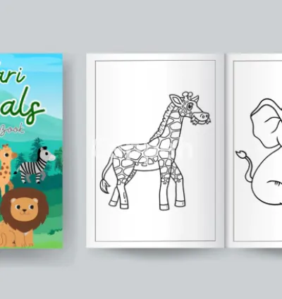 I will design 100 pages kids or adult coloring book for amazon kdp