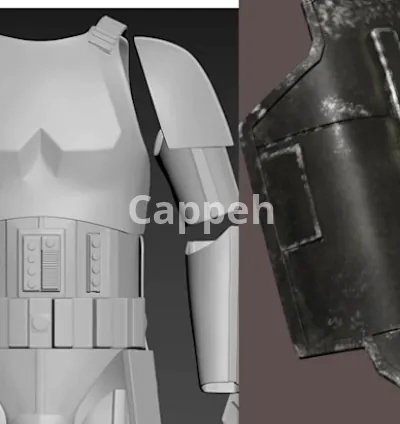 I will create 3d cosplay futuristic model 3d mask helmet 3d knight armor