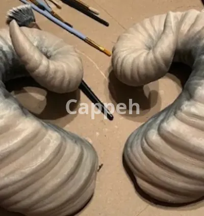 I will custom print and paint cosplay horns and hooves