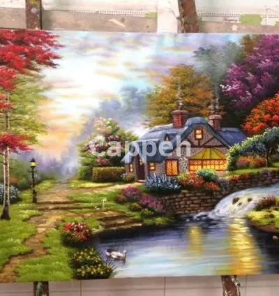 I will paint landscape in real oil painting on canvas free shipping
