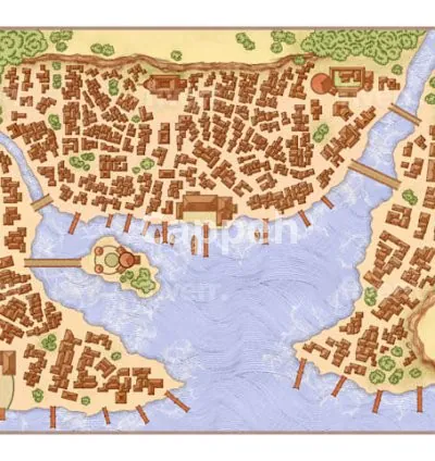 I will draw fantasy maps and city maps