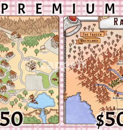 I will draw fantasy maps and city maps