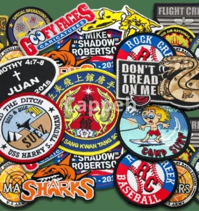 I will make custom embroidered patches designed digitized and shipped