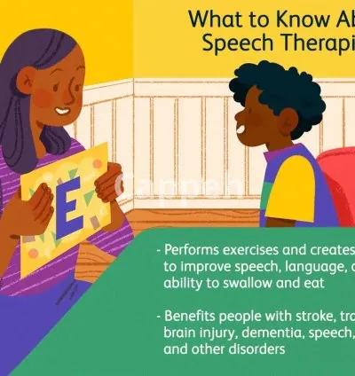 I will provide speech and language therapy