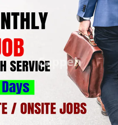 I will search and apply remote or onsite jobs for 30 days