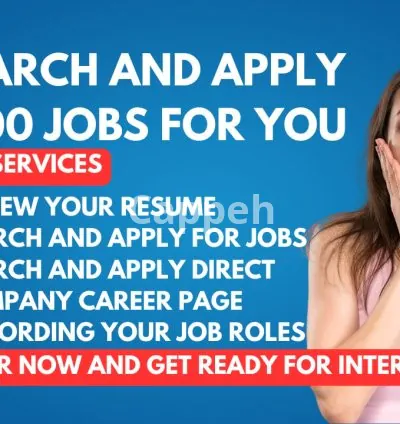 I will search and apply for 1000 jobs for you