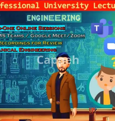 I will be your online mechanical engineering tutor